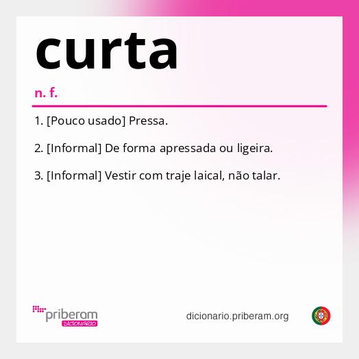 Significado de curta